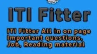 Please Subscribe For more Important fitter question