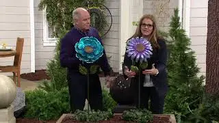 Secret Solar Summer Bloom Stake by Evergreen on QVC