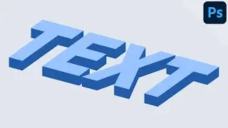 3D Text Effect (Fast and Simple) | PHOTOSHOP TUTORIAL - TEXT EFFECT