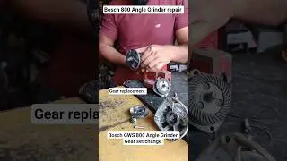 bosch gws 800 angle grinder repair | bosch angle grinder gear bearing replacement
