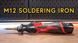 Обзор паяльника Milwaukee M12 (без аккумулятора).