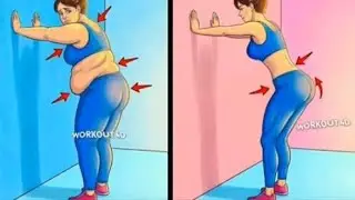Day 4/7 Lose Back Fat & Bra Bulge Wall Pilates Challenge 