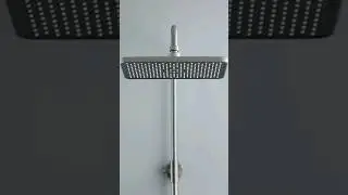 EZQRAA Shower System Digital Display Shower Faucet Set Wall Mount 4 Functions Piano Keys Rain Shower