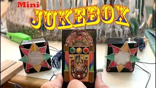 Miniature Jukebox Fronts for our Model Railroad Sound System