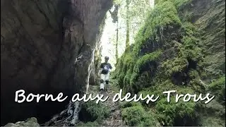 Relaxed cave exploration just below the forest floor: Borne aux Deux Trous (Jura, France)