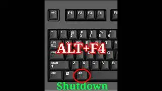 Shutdown Shortcut key In Computer|| Computer shutdown #computershortcutkeys #computer #shortvideos