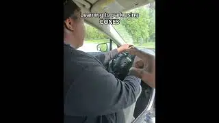 Start with the cones before moving to actual car! #DriversTraining #DrivingInstructor #RoadTest