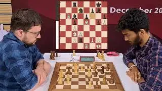 MVL’s Brilliant Sacrifice vs World Champion Gukesh | Round 7 World Blitz Chess 2025 #chess