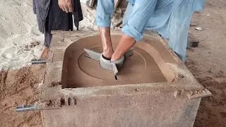 Iron Casting | Making A Wheat Grinder Machine With CO2 Silica Mold