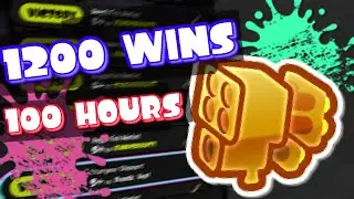 I played with TENTA MISSILES for 100 HOURS! (1200 Wins Gold Badge) - Splatoon 3
