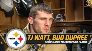 Bud Dupree & T.J. Watt on generating takeaways | Pittsburgh Steelers