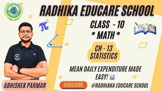 Find Mean Daily Expenditure 📊 | Class 10 Math | Chapter 13 Statistics | Quick Solution