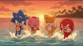 Sonic, Amy, and their friends' day#sonic #amy #sonicthehedgehog