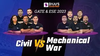 Civil Engineering (CE) vs Mechanical Engineering (ME) Questions | Quiz Session | BYJU'S GATE 2023