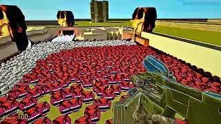 I Spawned 10,000 Rageface Nextbots Under a Giant Flaming Skull in Gmod