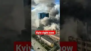 Kyiv right now missile massive attack in Ukraine #warzone #warnews #ukraine #russia #attack