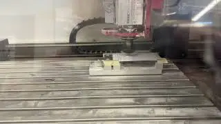 Using custom G-code to mill a line across paper