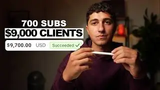 How I sign $9k+ Consulting Clients with only 700 Subscribers (Without Sales Calls)