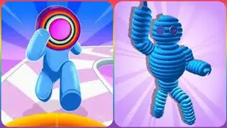 Rope Man Run 3D vs Layer Man Run 3D 🔴⚫️New Max Update Gameplay level 650