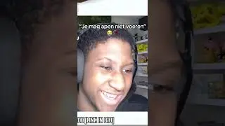 Je Mag Apen Niet Voeren.. 😭 #shorts #enzoknol #challenge #tiktok