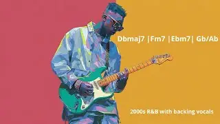 2000s R&B with backing vocals backing track