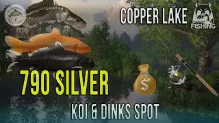 📌 Russian Fishing 4: BEST Spot for Dinks Mirror Carp & Koi! (800 Silver/Hour Guide) | Copper Lake