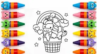 My Little Pony | Ice Cream Unicorn | Drawing for Kids