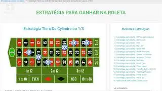 Roleta Online - Estratégia para roleta Tiers Du Cylindre - Spin Atatque