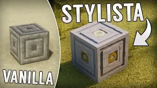 Comparing Stylista R5 LabPBR Texture Pack with Vanilla Minecraft