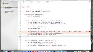 Date Picker using UIDatePicker