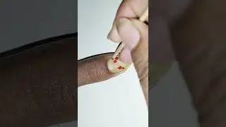 Cherry 🍒 Nail Art Design #nailartdesign#kidnailart #prettyhairstyleandnailart #nailartnew
