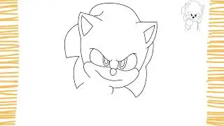 How to Draw SONIC 2 I Easy 