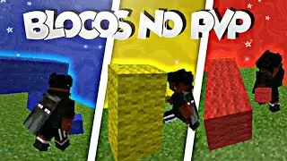 Como USAR BLOCO no PvP do MINECRAFT BedWars