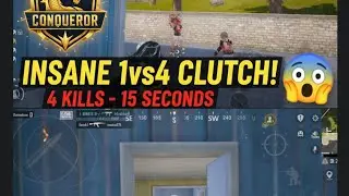 BGMI gaming livek 1vs4 bgmi game 🎯#bgmihighlights #pubghighlights#clutch #1v4#bgmigameplay#proplayer