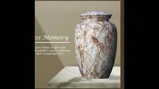 Handmade Cremation Urn for Human Ashes - Urn for Ashes Large - Personalized Funeral Burial Urn