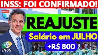 ✅INSS APROVA AUMENTO de R$ 800 nas APOSENTADORIAS! Veja como SOLICITAR