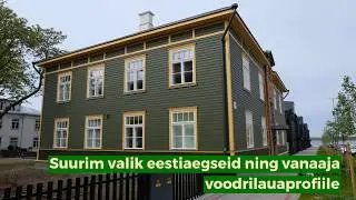 V&auml;rvitud eriprofiil voodrilauad vanade puitmajade renoveerimiseks