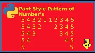 Pant Style Pattern of Number’s