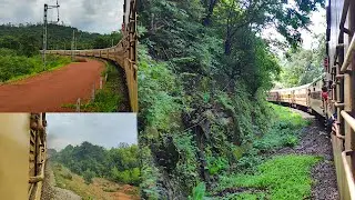 PUNE To MANGALURU Full Journey Compilation By 11097 Poorna Express Via Belgaum, Dudhsagar Madgaon