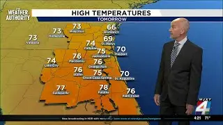 Near record highs expected as temperatures rise above average
