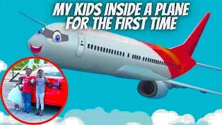 Took My Kids Inside A Plane For The First Time | LEVIAN | FLOWER | SHARK | 2MBILI
