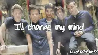 One Direction - Change My Mind (With Lyrics)