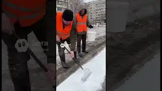 Благоустройство Сугробов - Нейро Скетч #юмор #прикол #нейросеть #мем #шутки