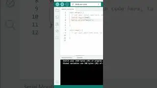 Arduino Serial Communication Explained in 1 Minute | Serial Monitor Basics #electronics