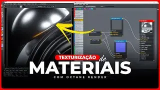 Como Texturizar um Material no Octane Render - Tutorial Cinema 4D