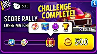 laser matches rainbow score rally coins solo challenge | match masters | laser matches solo 