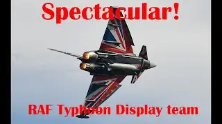 RAF Typhoon Display (Crazy Loud!!) @ The Midlands Air Festival 21