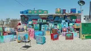 Bombay Beach at the Salton Sea. Mostly abandoned.