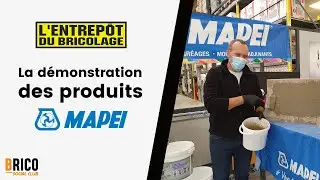 BRICODEMO La démonstration MAPEI : le mortier d’imperméabilisation.