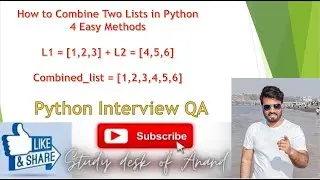 How to Combine Two Lists in Python | 4 Easy Methods